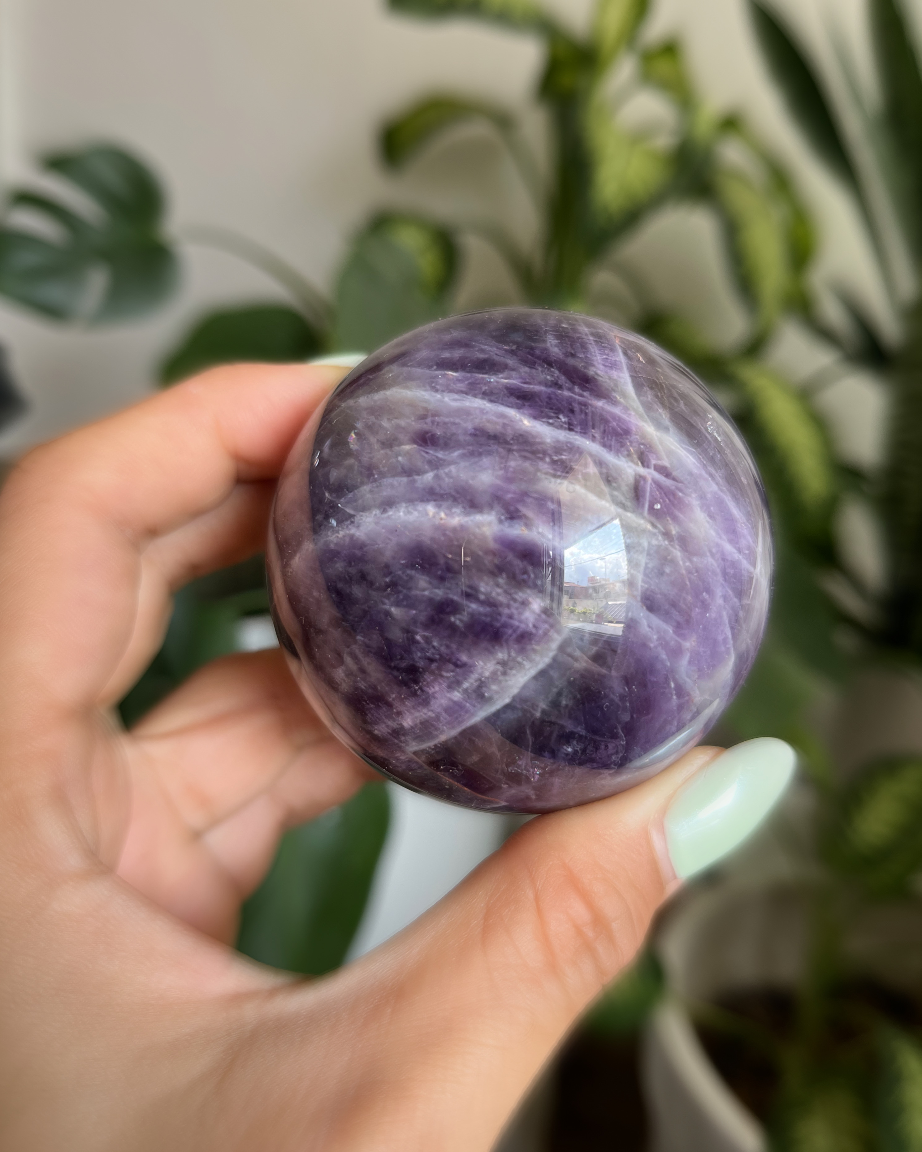 گوی سنگ آمیتیست
